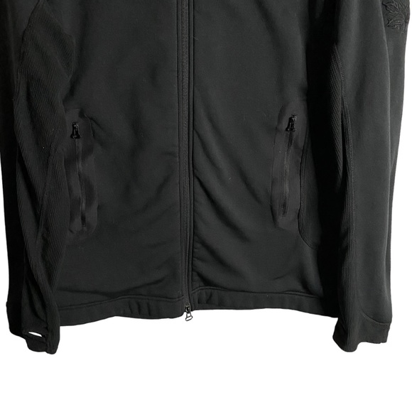 Roots Men's Black Soft Shell Full Zip Long Sleeve Jacket - Picture 3 of 9